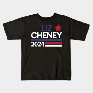 Liz Cheney for President 2024 USA Election Liz 24 Kids T-Shirt